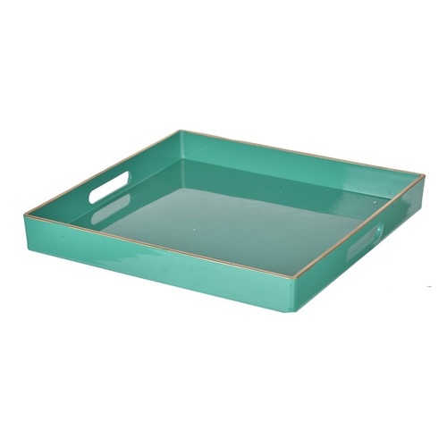 Mimosa Square Tray in Turquoise