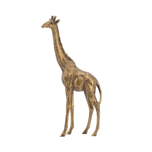 Giraffe Statue 29cm.  Ideal for displaying on a console, side table, or a shelf, this statuette pairs beautifully with other decor