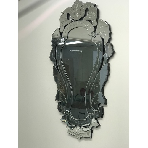 Venetian Large Scroll Mirror Hand Crafted