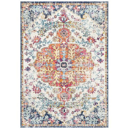 Carnival White Transitional Rug