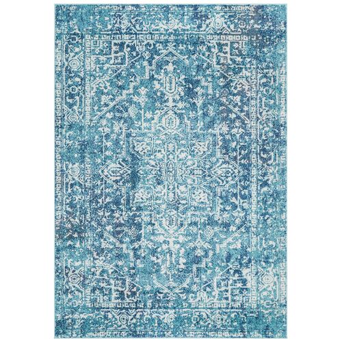 Muse Blue Transitional Rug 