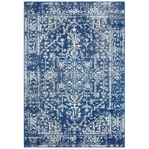 Contrast Navy Transitional Rug