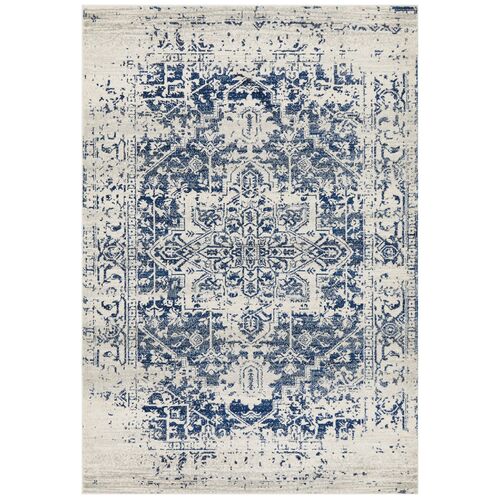 Horizon White Navy Transitional Rug 