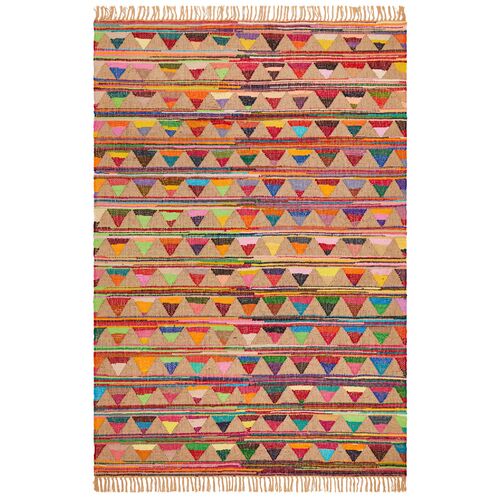 Marlo Natural Jute and Cotton Rug