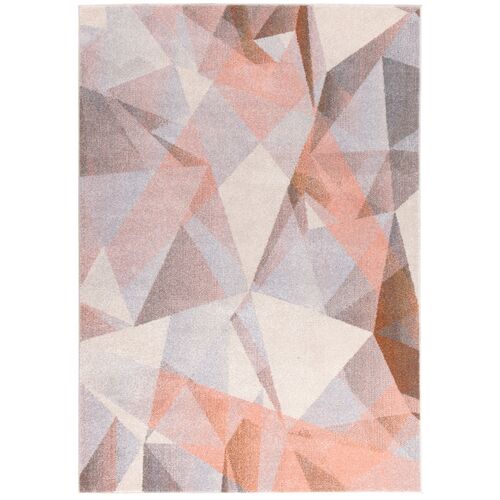 Divinity Shatter Blush Modern Rug 