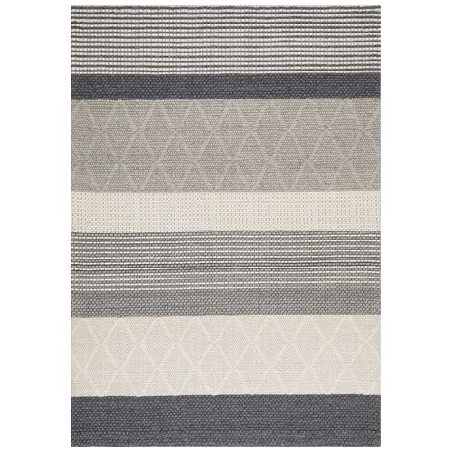 Karlsson Wool Hatch Textured Rug 