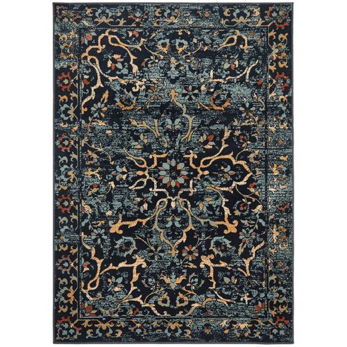 Mayfair Stem Navy Rug 