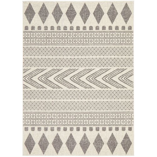 Adani Modern Tribal Design Rug Grey 