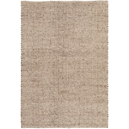 Carlos Felted Wool Rug Brown Natural