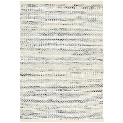 Madras Blue Flat weave Rug 