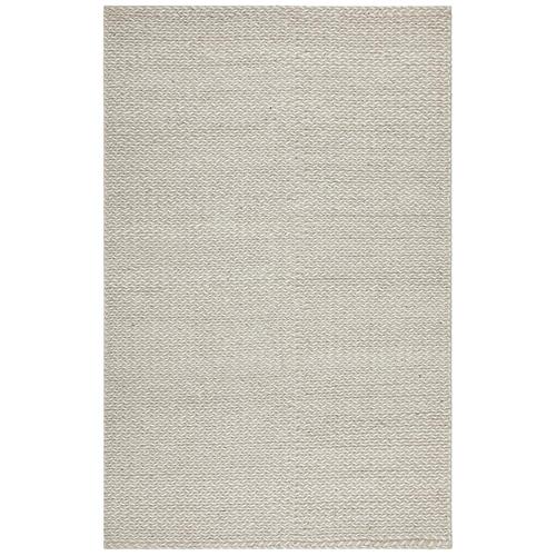 Helena Woven Wool Rug Grey White