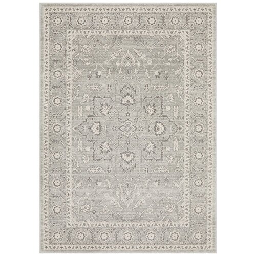 Silver Flower Transitional Rug