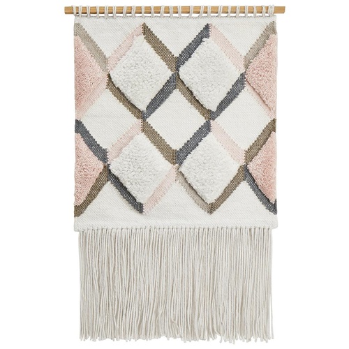 Rug Culture Home 436 Pink Wall Hanging 90x60cm