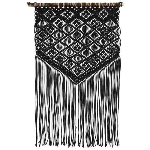 Rug Culture Home 441 Black Wall Hanging 90x60cm