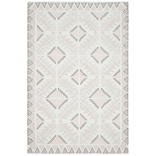 Vidya Rug white Peach Rug