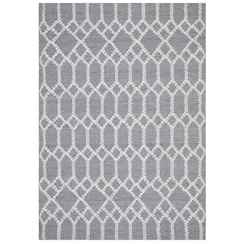 Krisha Tribal Trellis Rug Rustic Blue