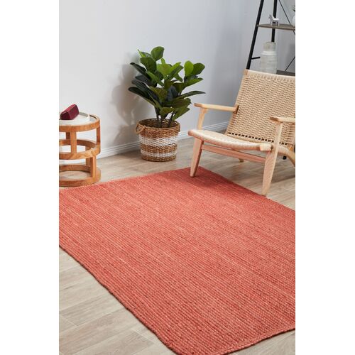 Bondi Terracotta Rectangle Rug