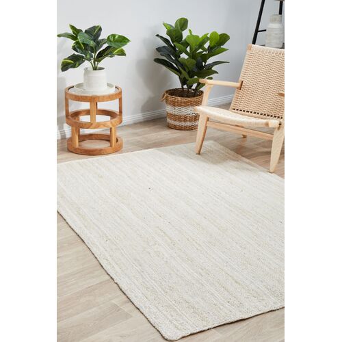 Bondi White Rectangle Rug