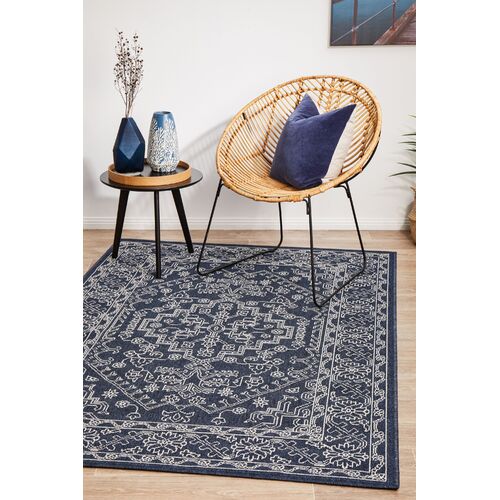 Seaside 555 Navy Rectangle Rug