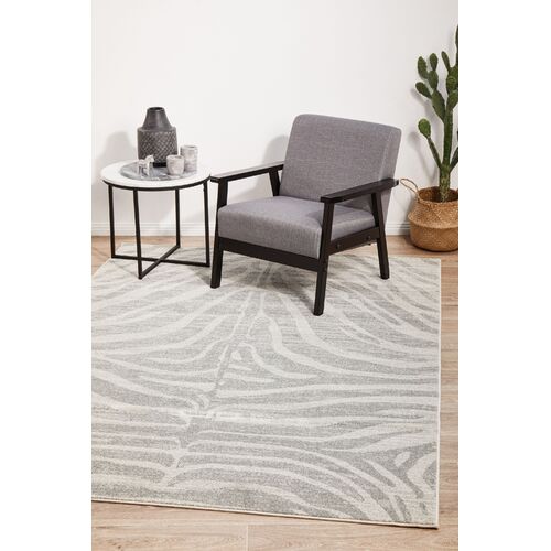 Chrome Savannah Silver Rug