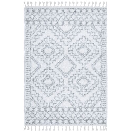 Casablanca Fez White Rug