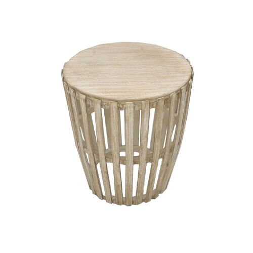 Laguna Side Table Driftwood Whitewash