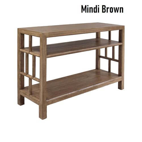Mindi Brown Console Table