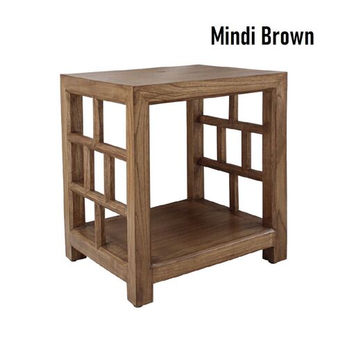 Mindi Brown Side Table