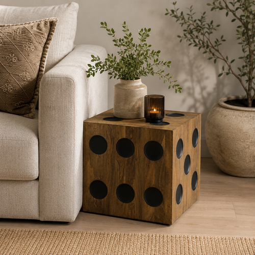 Dice Side Table/Stool