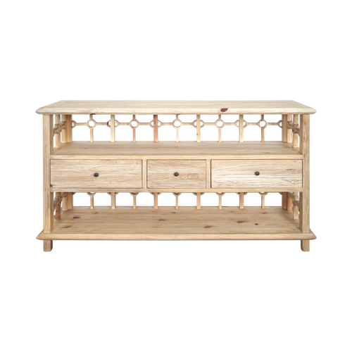 Sonoma  3 drawer Open Cabinet