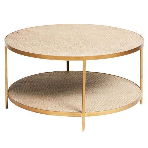 Manhattan Rnd Coffee Table Gold