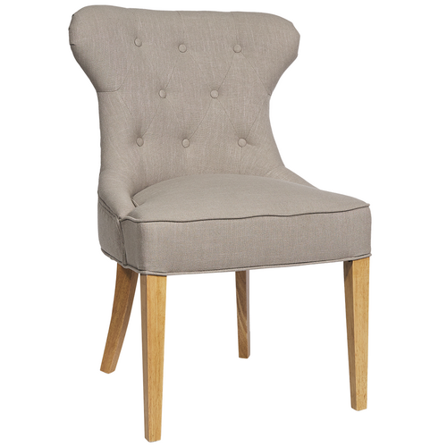 Haven Buttonback Dining Chair Natural