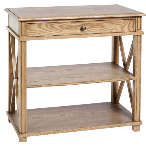 Manto Bedside Table Large Elm