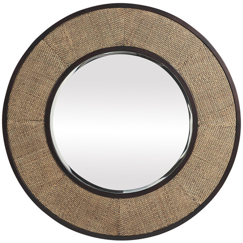 Raffles Round Mirror Black